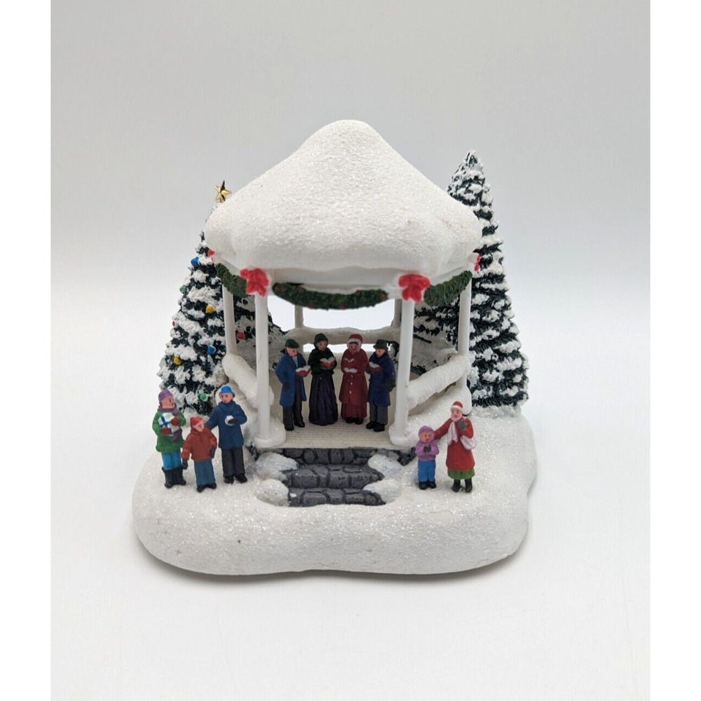 2023 Teleflora Thomas Kinkade Sweet Sounds Of Christmas Light Up Figurine